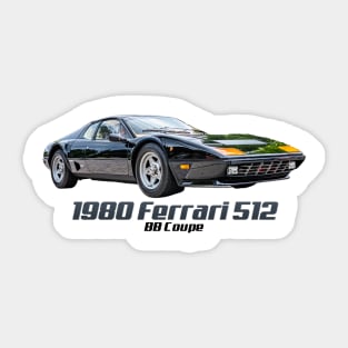 1980 Ferrari 512 BB Coupe Sticker